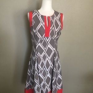 Fit and flare midi dress